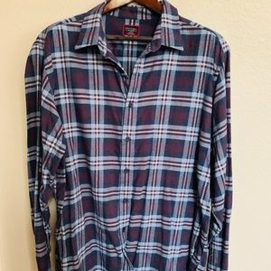 Untuckit Flannel Button Down